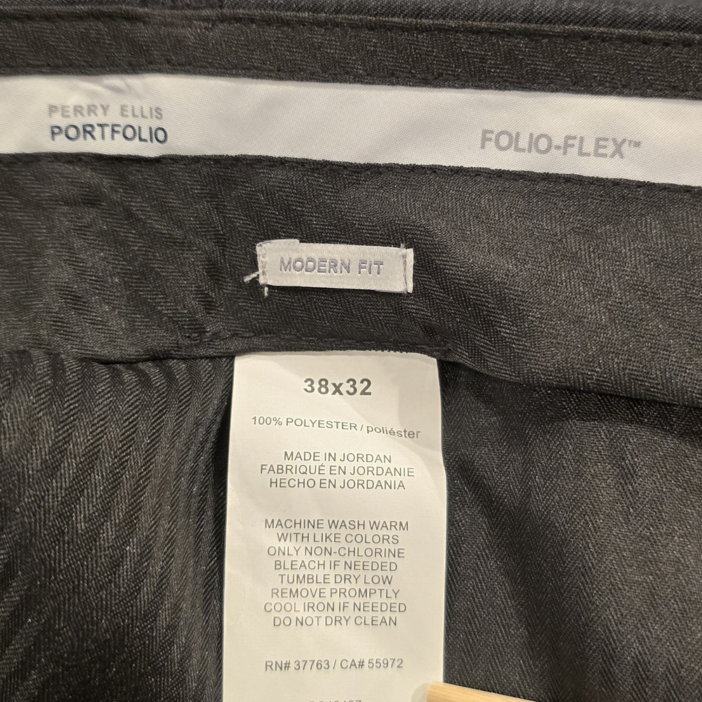 Perry Ellis Micro Check & APT.9 Black Dress Pants - Picture 4 of 11